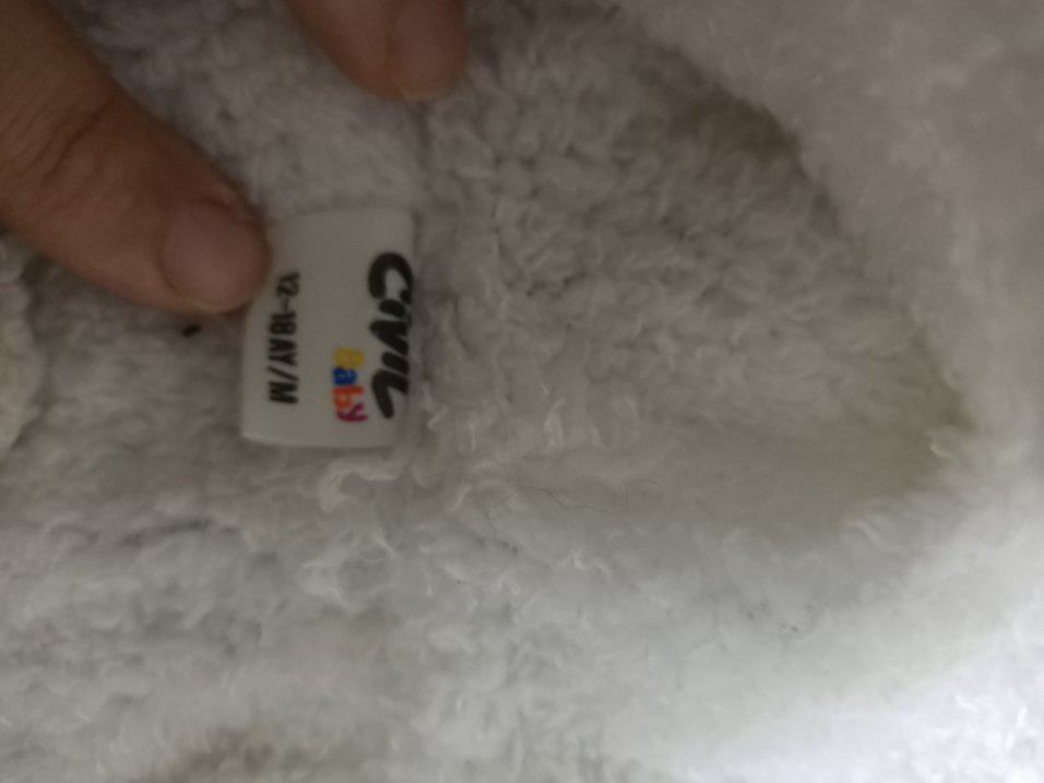 Kapüşonlu Kürklü Baskılı Bebek Tulumu - Görsel 5