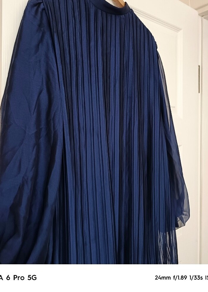 Janjan Şifon elbise - Görsel 3