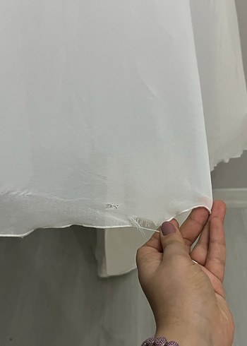 MODEST / TESETTÜR KUYRUKLU BÜYÜK BEDEN GELİNLİK - Görsel 8