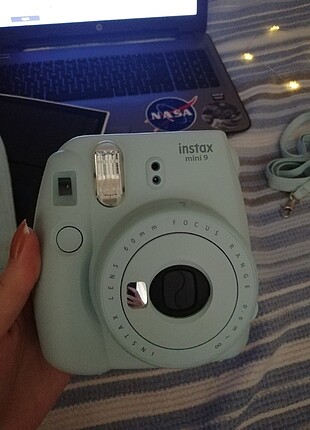 Instax mini 9 çantası ve albümü ile birlikte