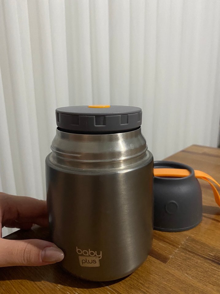 Gri Çocuk Termosu ve Isıtıcı - Görsel 3