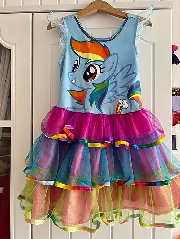 My little pony kostüm elbise