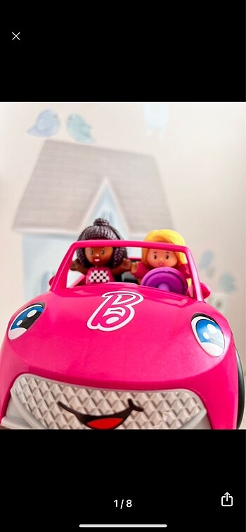 Dısher price little people barbie müzikli araba