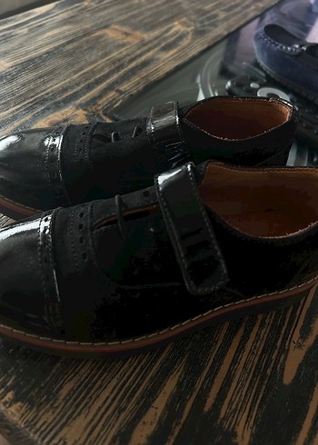 Kemerli Siyah Rugan Erkek Çocuk Ayakkabısı - Görsel 4