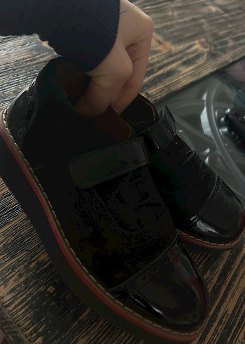 Kemerli Siyah Rugan Erkek Çocuk Ayakkabısı - Görsel 5