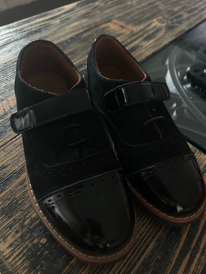 Kemerli Siyah Rugan Erkek Çocuk Ayakkabısı - Görsel 2