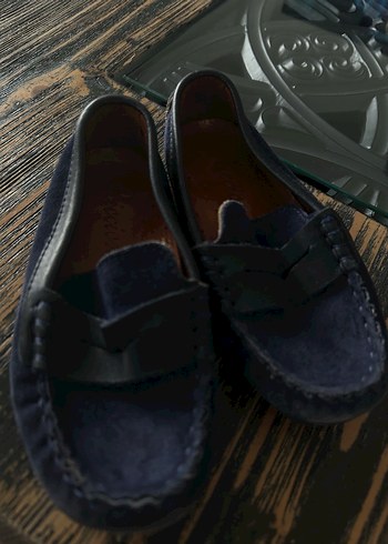 B&G Store Koyu Mavi Süet Tokalı Erkek Çocuk Ayakkabısı - Görsel 4