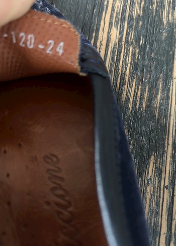 B&G Store Koyu Mavi Süet Tokalı Erkek Çocuk Ayakkabısı - Görsel 6