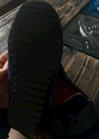 B&G Store Koyu Mavi Süet Tokalı Erkek Çocuk Ayakkabısı - Görsel 3