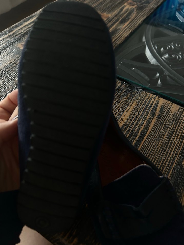 B&G Store Koyu Mavi Süet Tokalı Erkek Çocuk Ayakkabısı - Görsel 3