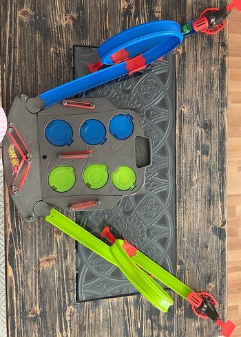 Hotwheels araba yarış seti - Görsel 5