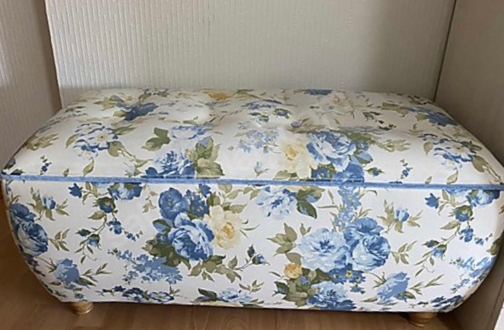 Çilek mobilya sandıklı puf - Görsel 4