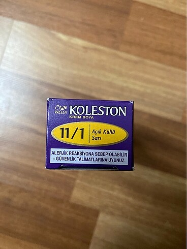 11/1 Açık Küllü Sarı Koleston Saç Boyası