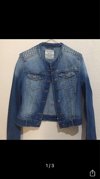 Crop kot ceket