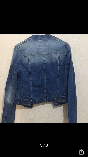 l Beden Crop kot ceket