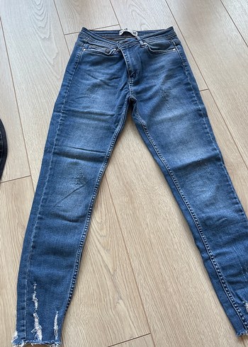 Kadın Mavi Denim Regular Fit Jean