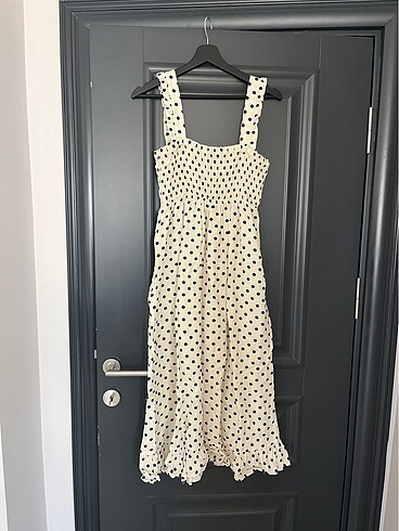 Zara midi boy elbise