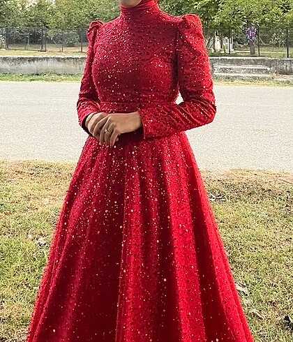 Kırmızı abiye