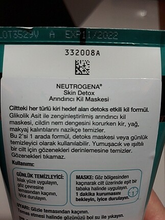  Beden Neutrogena Skin Detox 