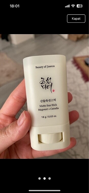 Stick sun cream