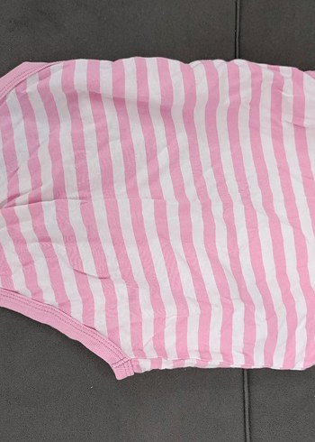 Düğmeli Beyaz Kız Çocuk Şort Etek ve Zıbın - Görsel 5