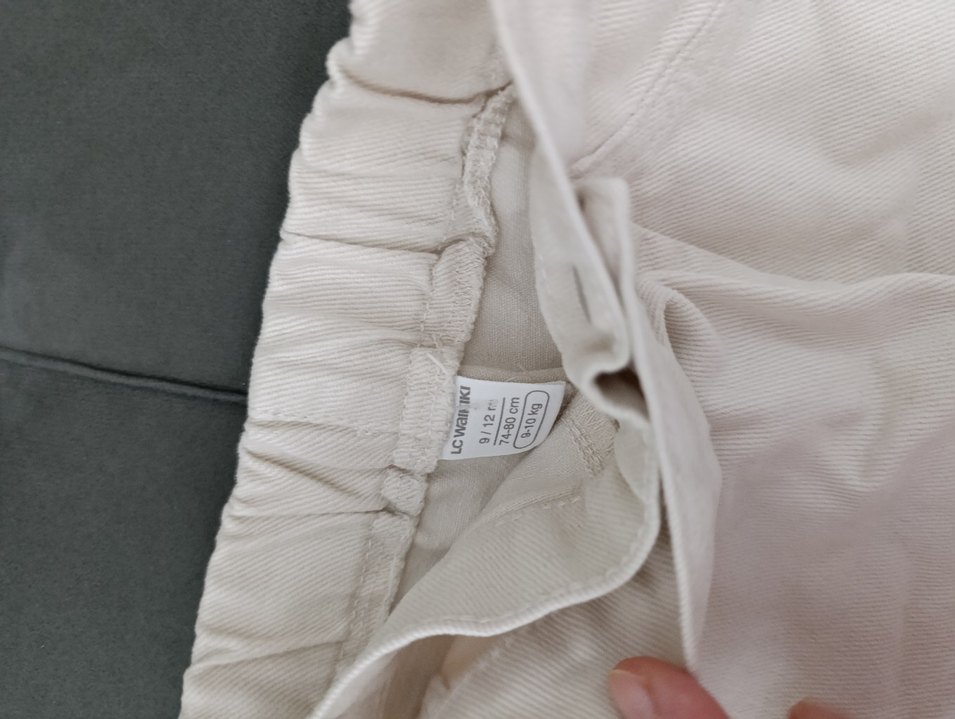 Düğmeli Beyaz Kız Çocuk Şort Etek ve Zıbın - Görsel 2