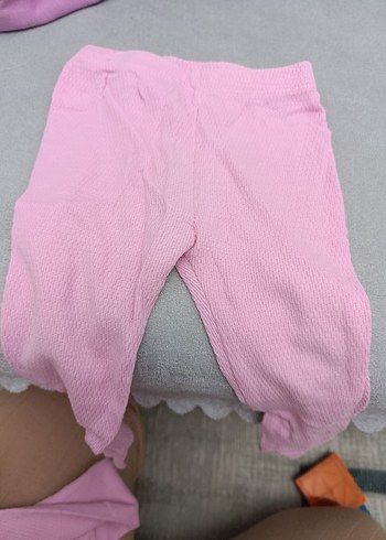 Dantel Detaylı Pembe Kız Çocuk Uzun Kollu Tişört - Görsel 2