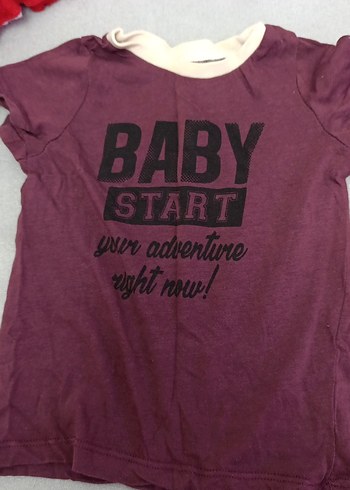 Sarı Baskılı Kız Çocuk Kısa Kollu Tişört - Görsel 3