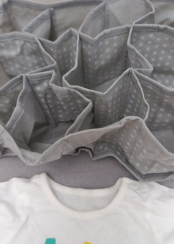 Kız Çocuk Renkli Baskılı Fırfırlı Tişört ve organizer - Görsel 2