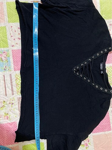 l Beden siyah Renk Bershka crop