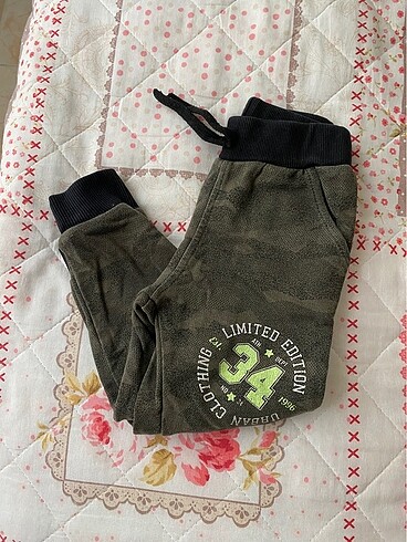 24-36 Ay Beden haki Renk Çocuk eşofman altı / pijama