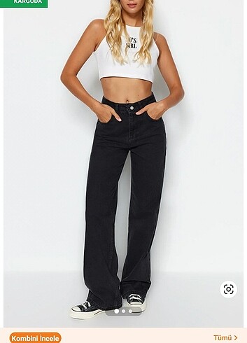 Trendyol Milla siyah jean