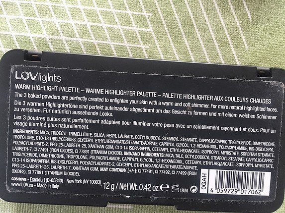 MAC LOV marka highlight