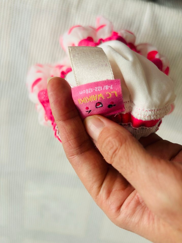 Parlak simli puantiyeli Pembe Kız Çocuk Tütü - Görsel 2