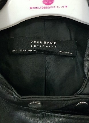 Zara suni deri ceket