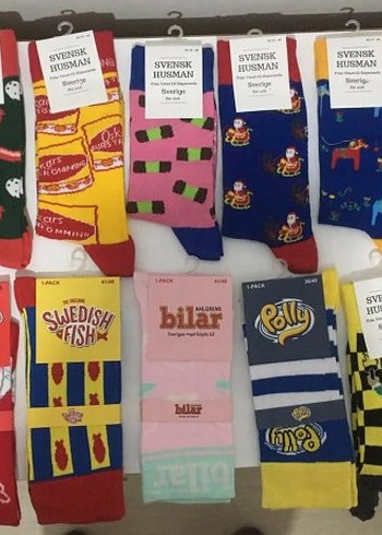 Diğer Renkli Desenli Erkek Bayan Çorapları