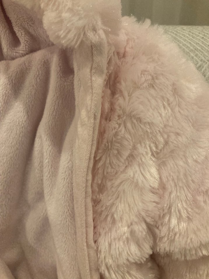 Kız Bebek Pembe Kürk Detaylı Tulumu - Görsel 5