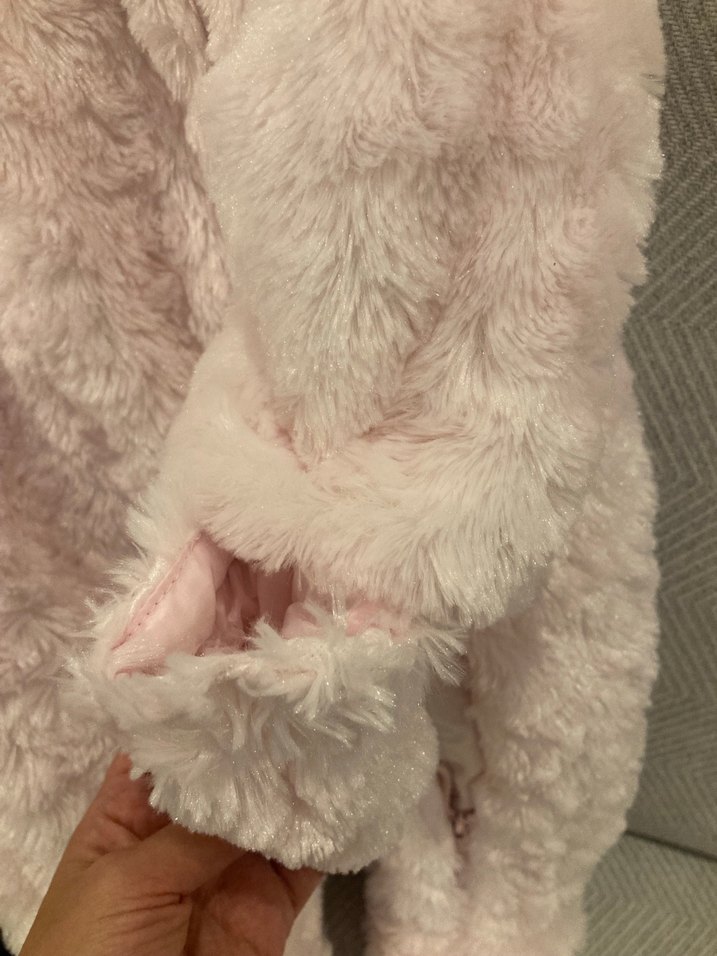 Kız Bebek Pembe Kürk Detaylı Tulumu - Görsel 2