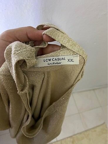 xxl Beden altın Renk Triko bluz