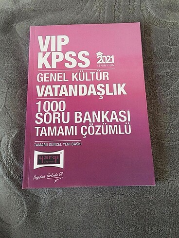 KPSS Sınav Hazırlık Soru Bankası Vatandaşlık Yargı Akademi