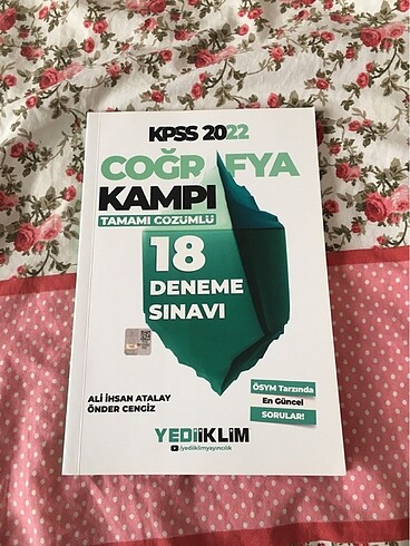 Coğrafya Deneme Sınavı Kitabı Yediiklim KPSS Genel Yetenek Genel