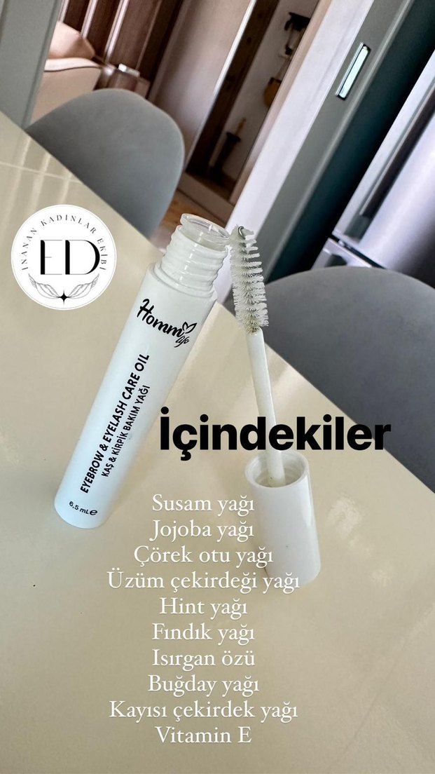 Hommy Kaş Kirpik Bakım Serumu Beyaz - Görsel 3