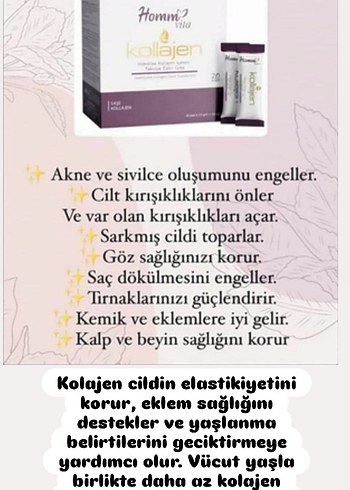 Homm Vita Kollajen Tozu 20'li Paket - Görsel 5