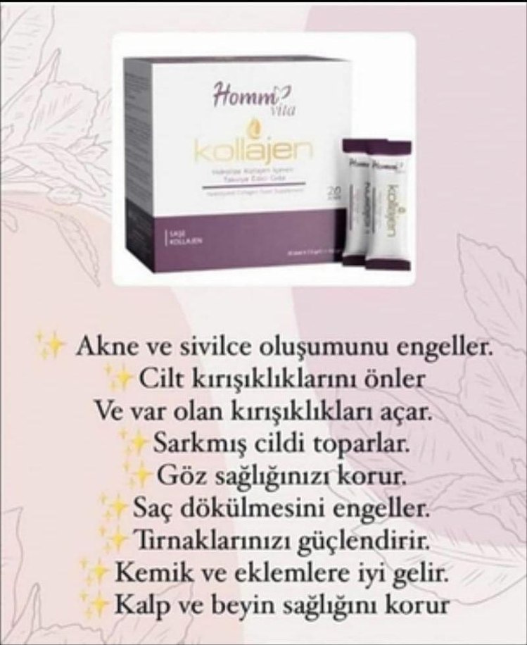 Homm Vita Kollajen Tozu 20'li Paket - Görsel 2
