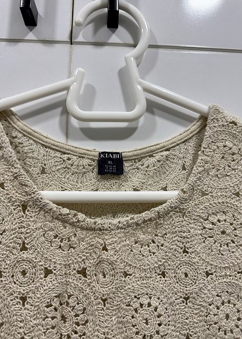 Bej Dantel İşlemeli Kısa Kadın Elbise - Görsel 2