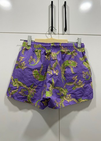 Mor Yılan Desenli Mayo Şort - Görsel 2