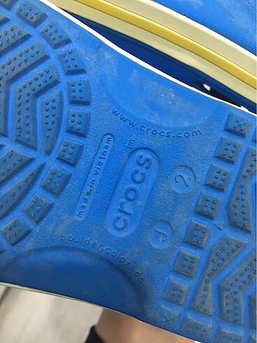 33 Beden mavi Renk Crocs çocuk terlik