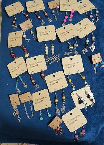 Beden çeşitli Renk Küpe