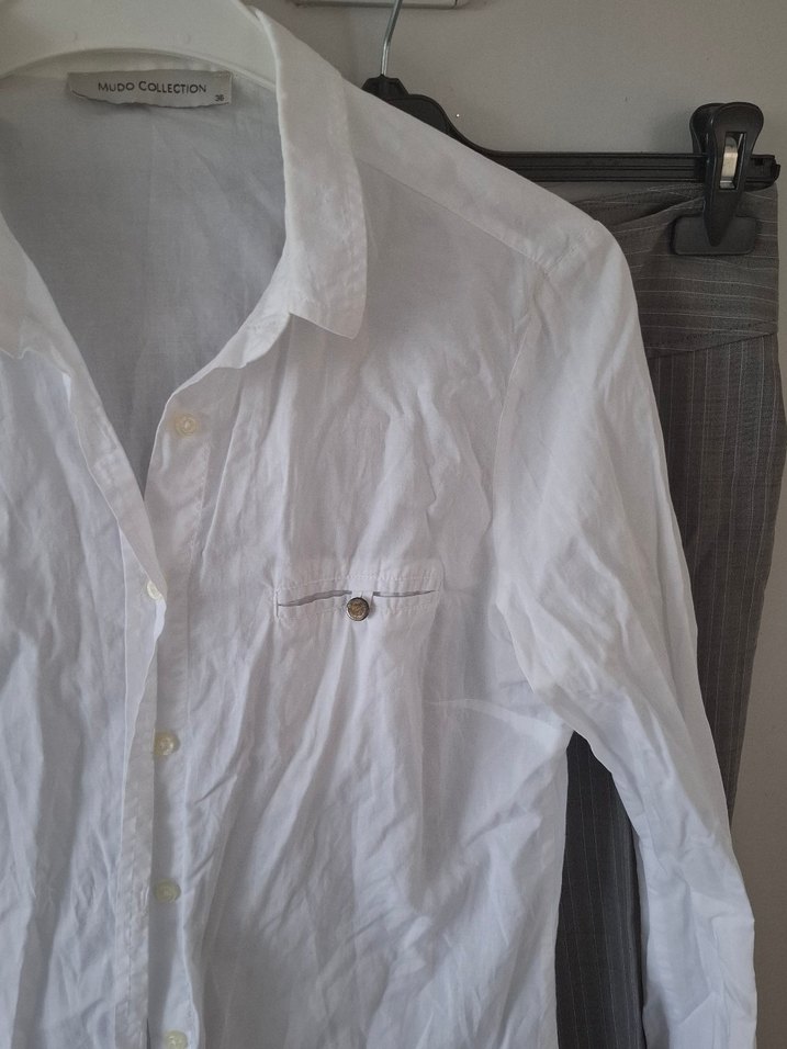 mudo Gömlek ve altınyıldız kumaş pantolon - Görsel 2