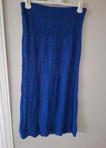 38 beden örgü etek - Görsel 5